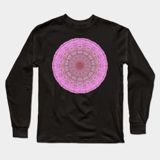 Peculiar Floral Pattern -purple Voilet  mandala design - Regenbogenfarben Long Sleeve T-Shirt